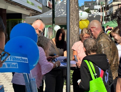 Erfolgreicher Infostand in Sundern